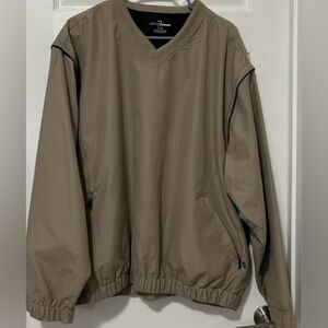 Men's Tan Windbreaker Jacket